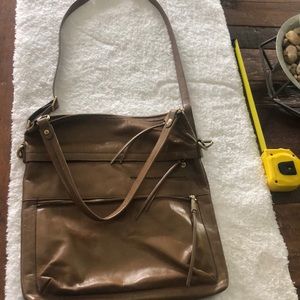 Hobo leather large handbag.